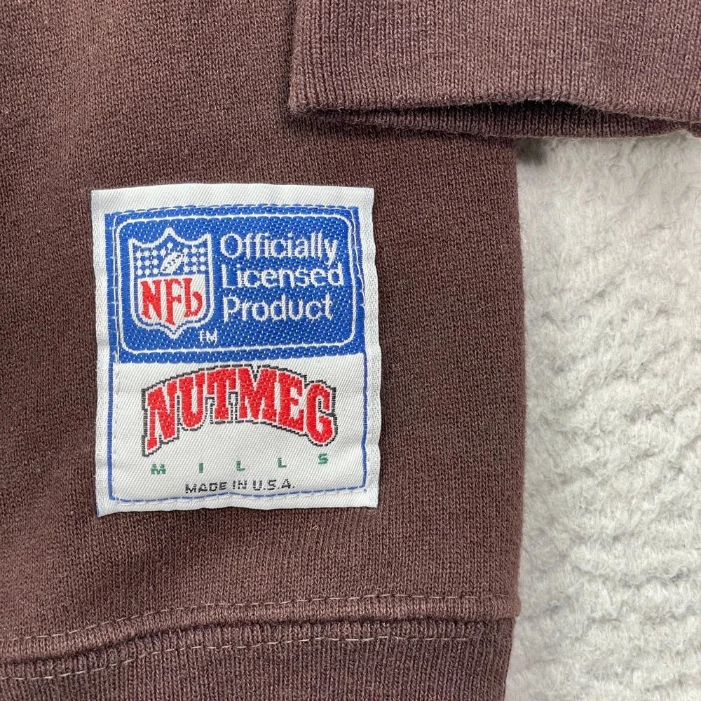 Vintage Cleveland Browns Sweater Adult Large Jack Davis NUTMEG USA 1980's - Picture 3 of 8